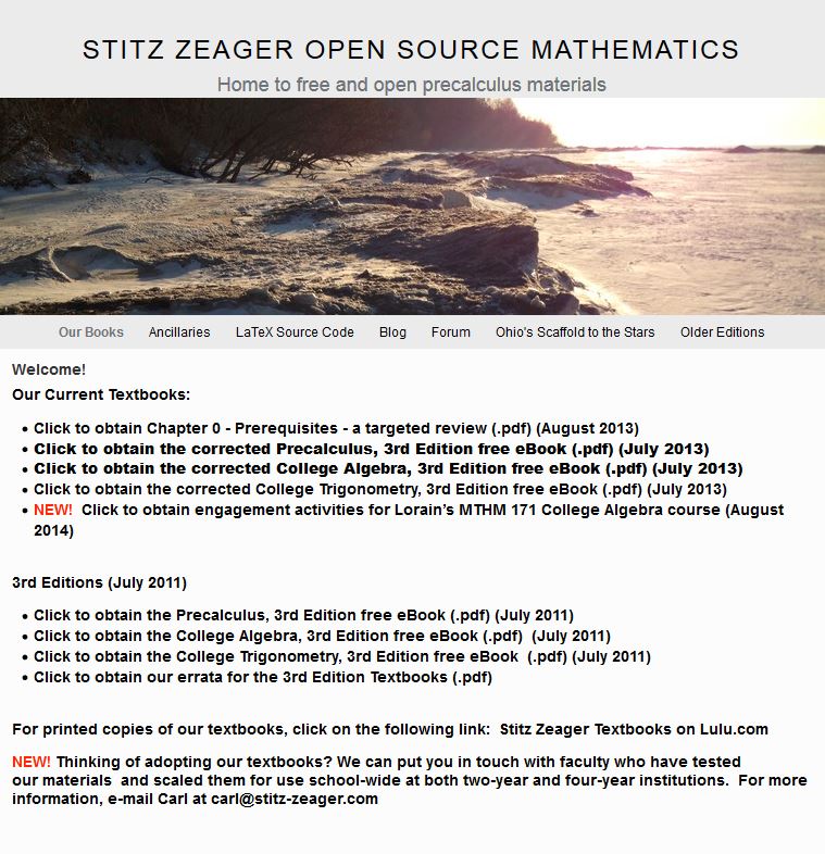 Chapters from College Trigonometry